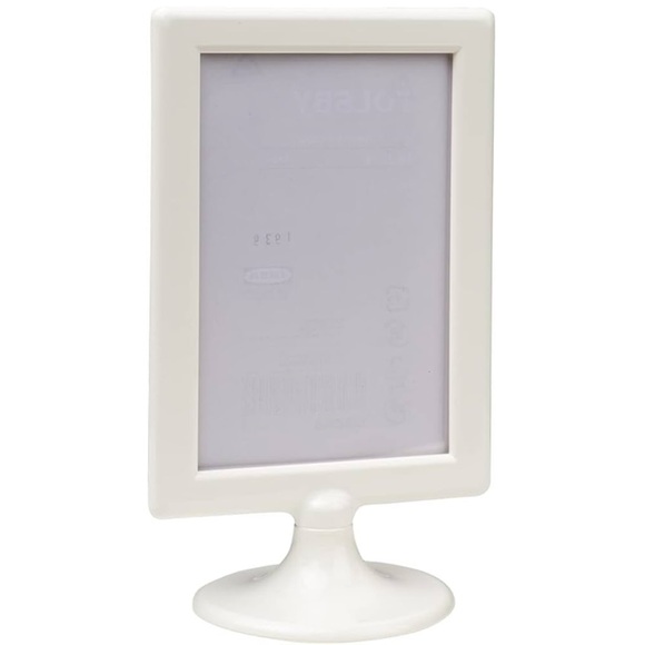 IKEA TOLSBY white plastic 2 sided picture frame 4x6in - Picture 2 of 4